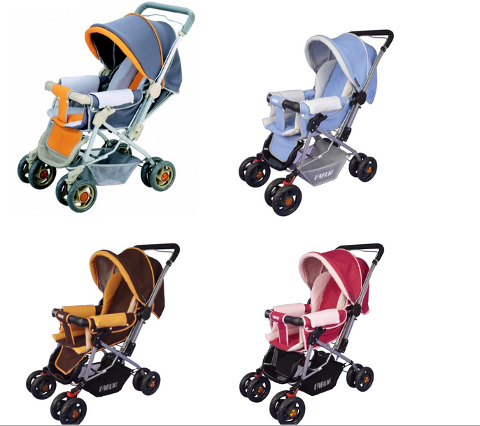 Xe đẩy cao cấp 8 bánh 3 tư thế Farlin BF-889B