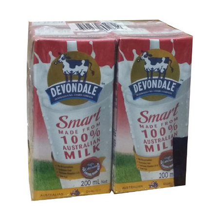 Sữa tươi Devondale Smart Milk 200ml