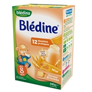 Bột ngũ cốc Bledina bánh mỳ, mật ong (240g) (8m+)