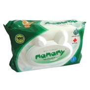 Giấy ướt Mamamy (ko mùi) (có nắp) (100m)