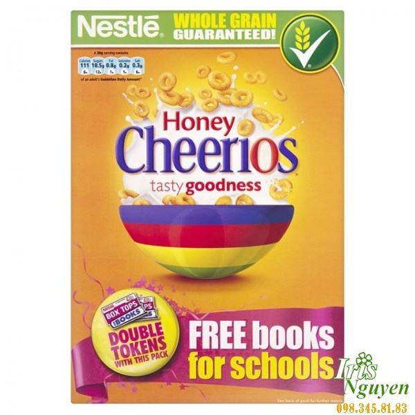 Ngũ cốc hạt Nestle Cheerios vị mật ong