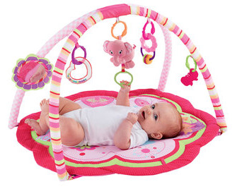 Thảm nằm chơi Pink Happy Play Mat màu hồng