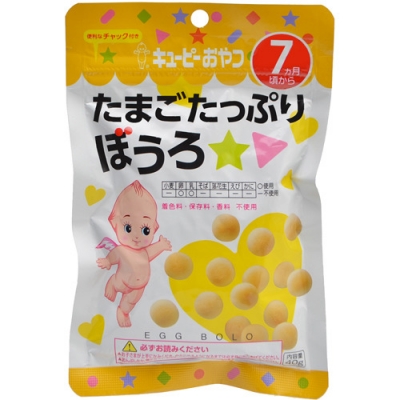 Bánh ăn dặm viên trứng tròn Kewpie (40g) (7m+)