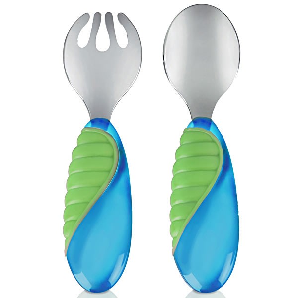 Bộ thìa dĩa tập munchkin (Multi Grip Toddler Fork & Spoon)