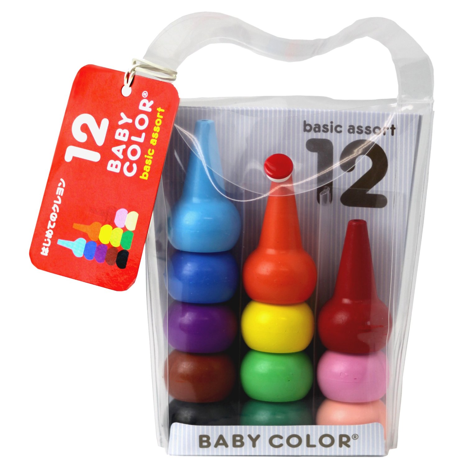 Bút sáp Baby Color (12 màu) Nhật 