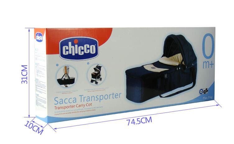 Nôi xách tay Chicco Đỏ (đến 9kg)