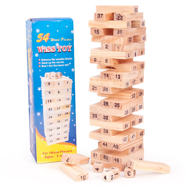 Bộ đồ chơi rút gỗ Wood Toys loại lớn