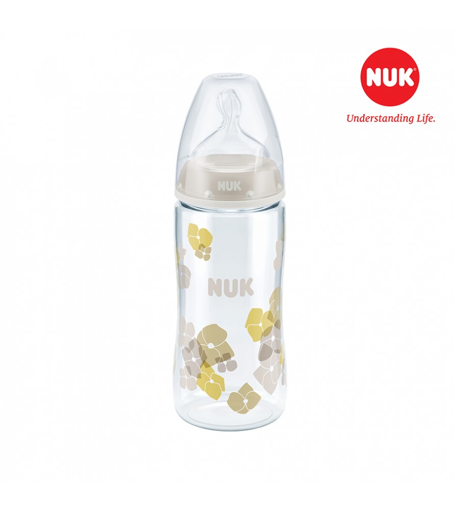 Bình Sữa Nuk PA 300ml Núm Ti Silicone S2 - M 