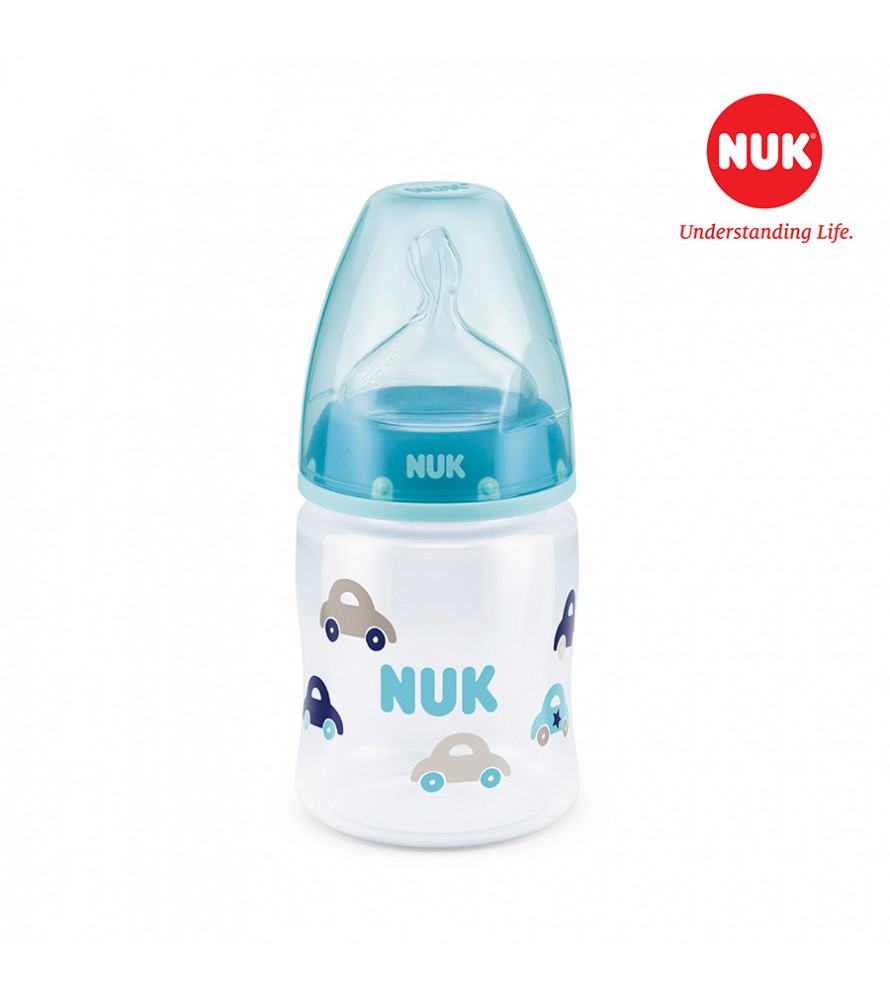 Bình Sữa NUK PP 150ml Núm Ti Silicone S1 - M