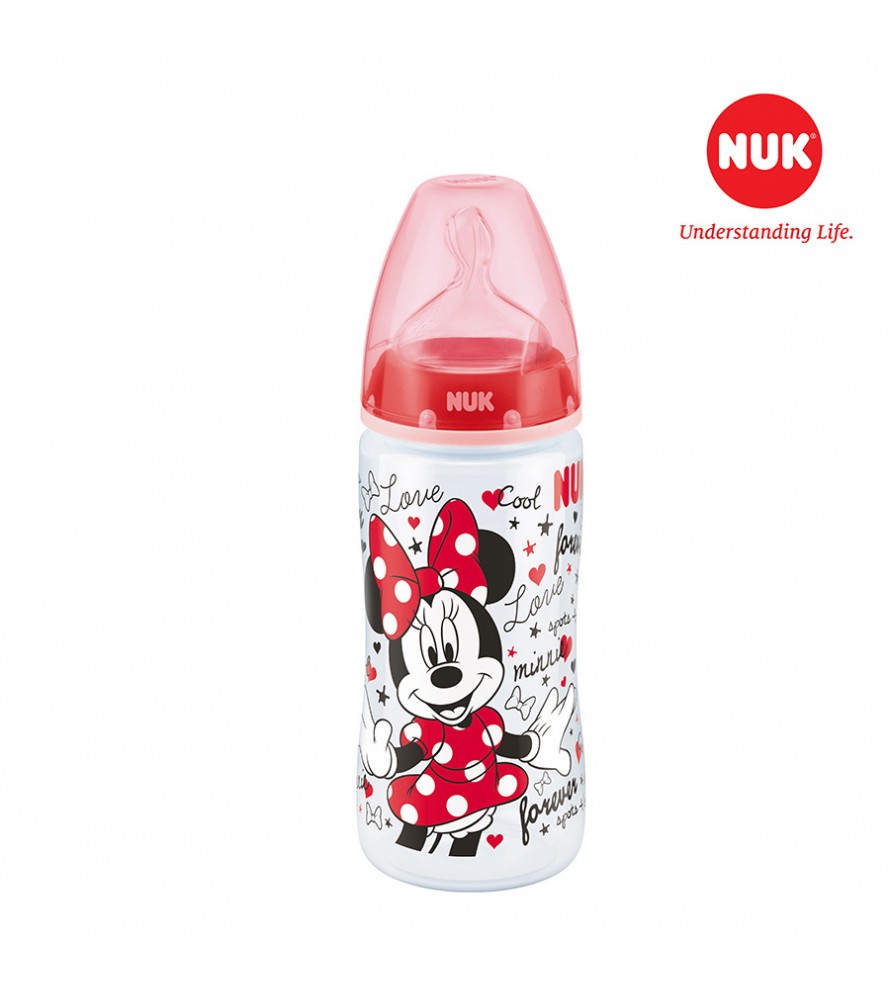 Bình sữa NUK PP Mickey 300ml ( Silicone)