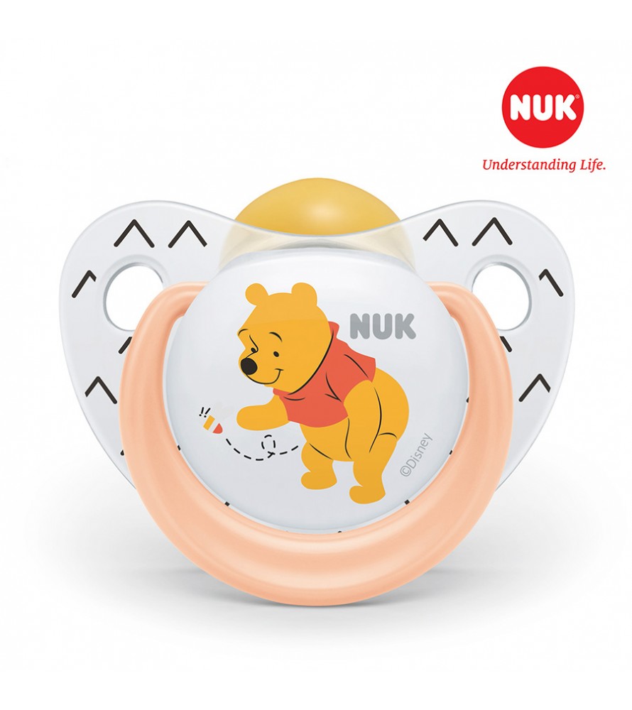  Bộ 2 ti giả NUK Cao su Disney Sleeptime 6-18m 