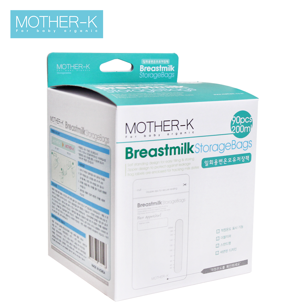 Túi trữ sữa cảm biến nhiệt Mother-K(90c) KM13012