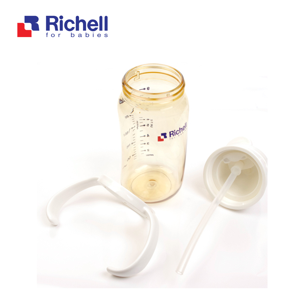 Bình ống hút PPSU Richell (320ml) RC98502