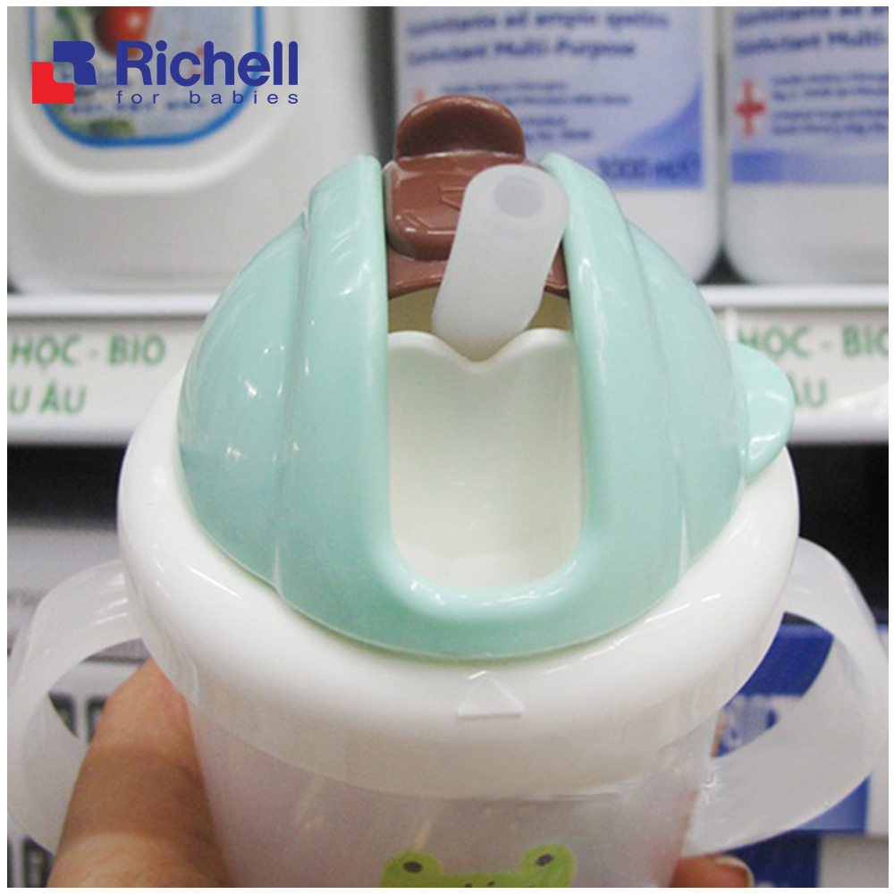 Cốc ống hút Mugtre Richell RC20212