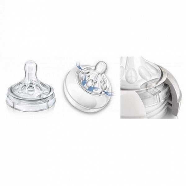 Ty thay bình Avent Natural (0m+) (1 giọt) (2 chiếc)