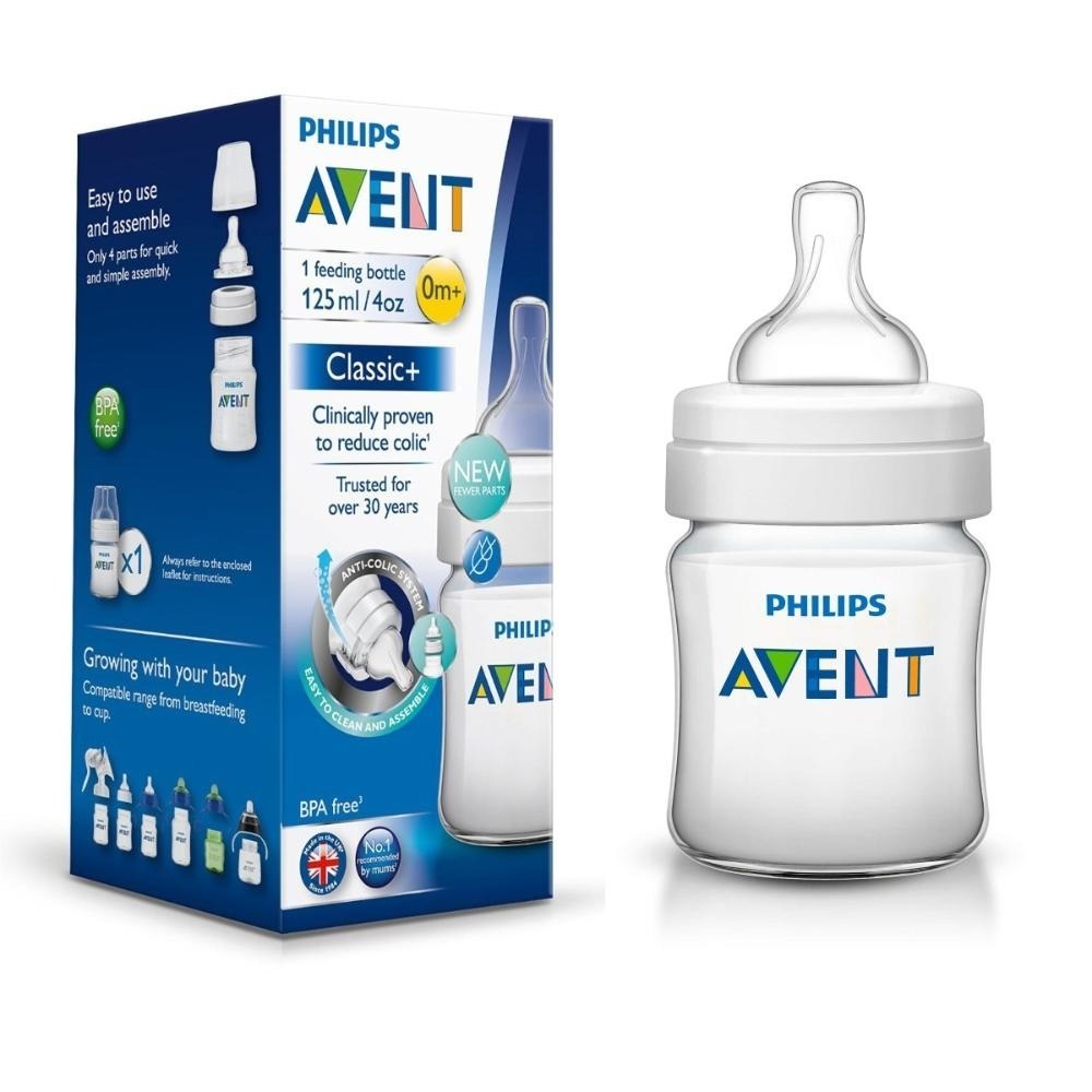 Bình sữa đơn Avent cổ điển SCF560/17 (125ml)