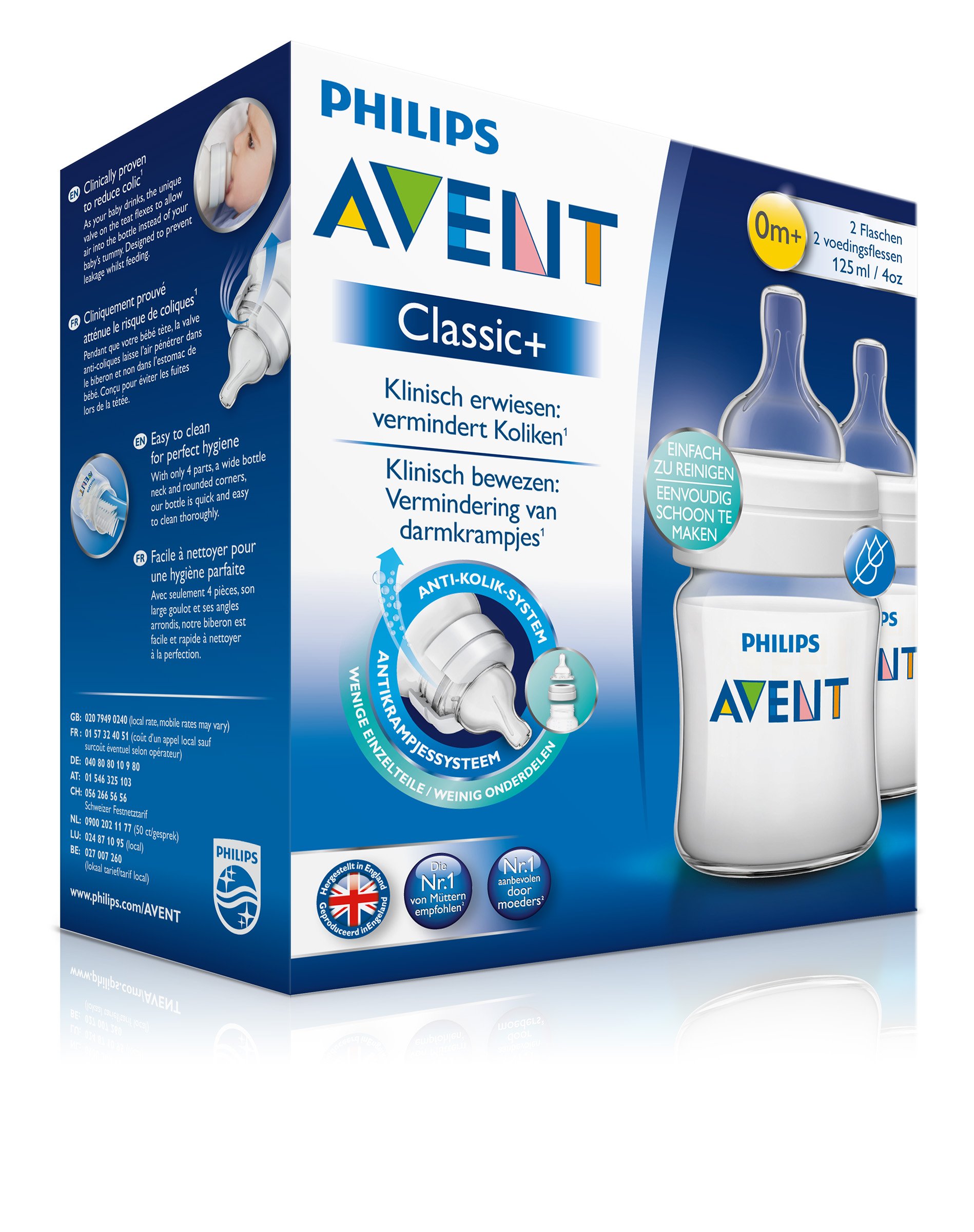 Bình sữa đôi Avent cổ điển SCF560/27(125ml)