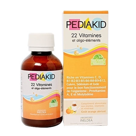 Pediakid 22 vitamines bổ sung 22 vitamin - 125ml 