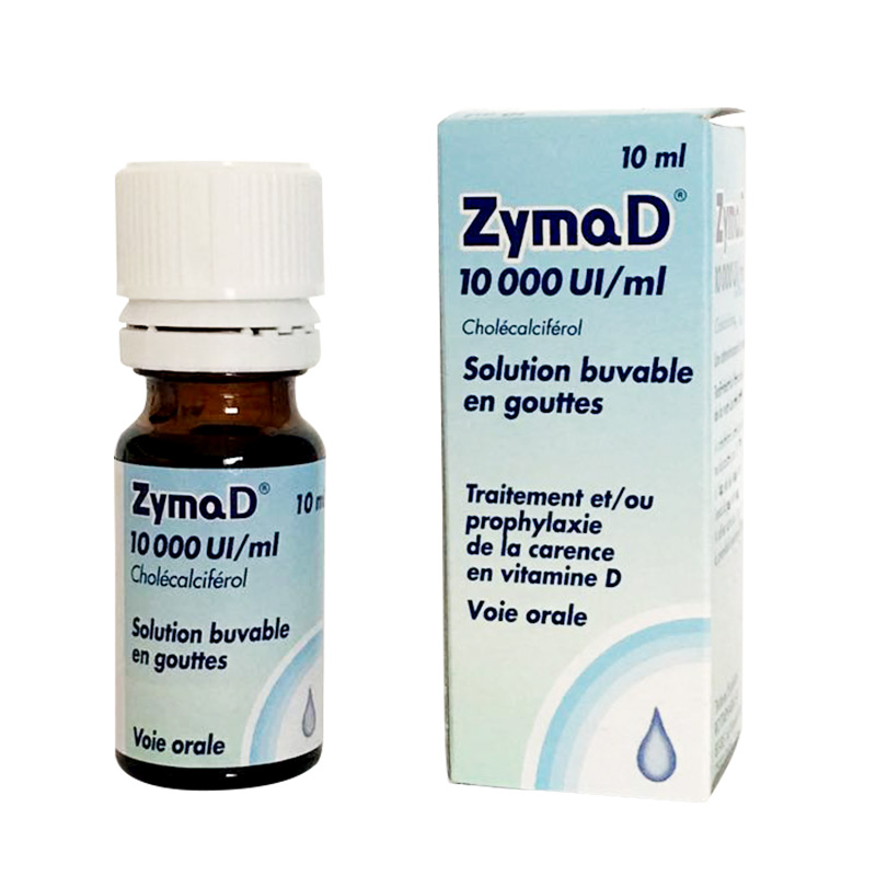 Zymad vitamin D 10000UI Pháp (10ml) (0m+)