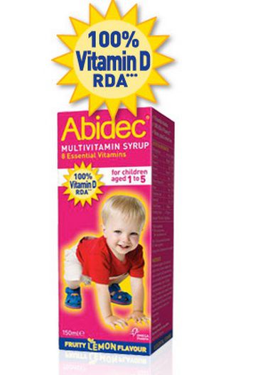 Vitamin Abidec Omega 3 dạng siro 150ml