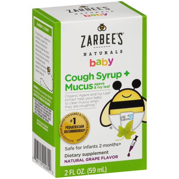 Siro ho Zarbee's baby (tiêu đờm) (59ml) (2m+)