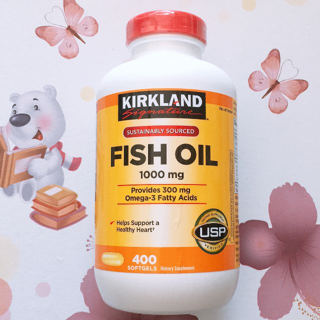 Viên tinh dầu cá Kirkland  Omega 3 400 viên