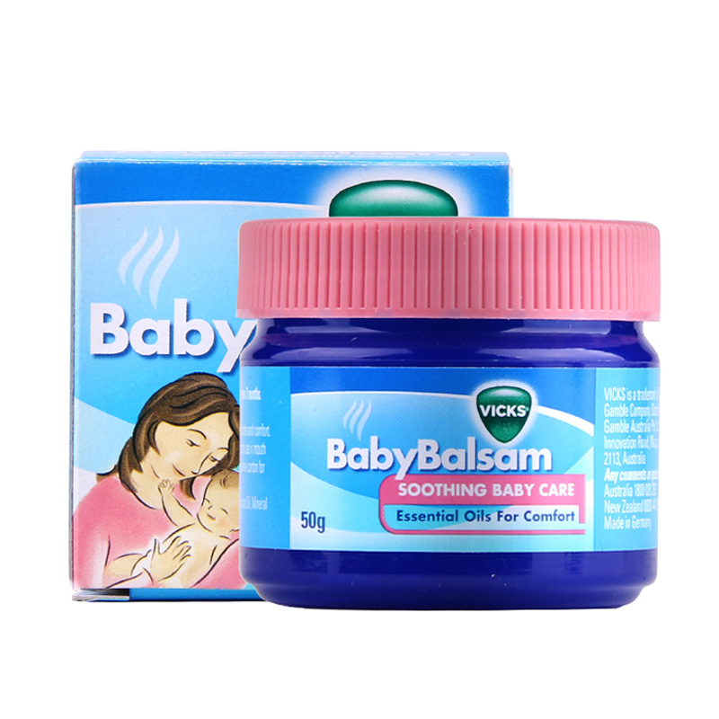 Kem bôi giữ ấm ngực giảm ho BabyBalsam Vicks (50g)