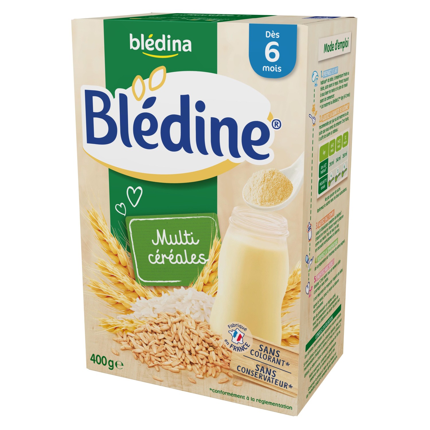 Bột Ngũ Cốc Blédina Vị Ngũ Cốc (400g) (6m)