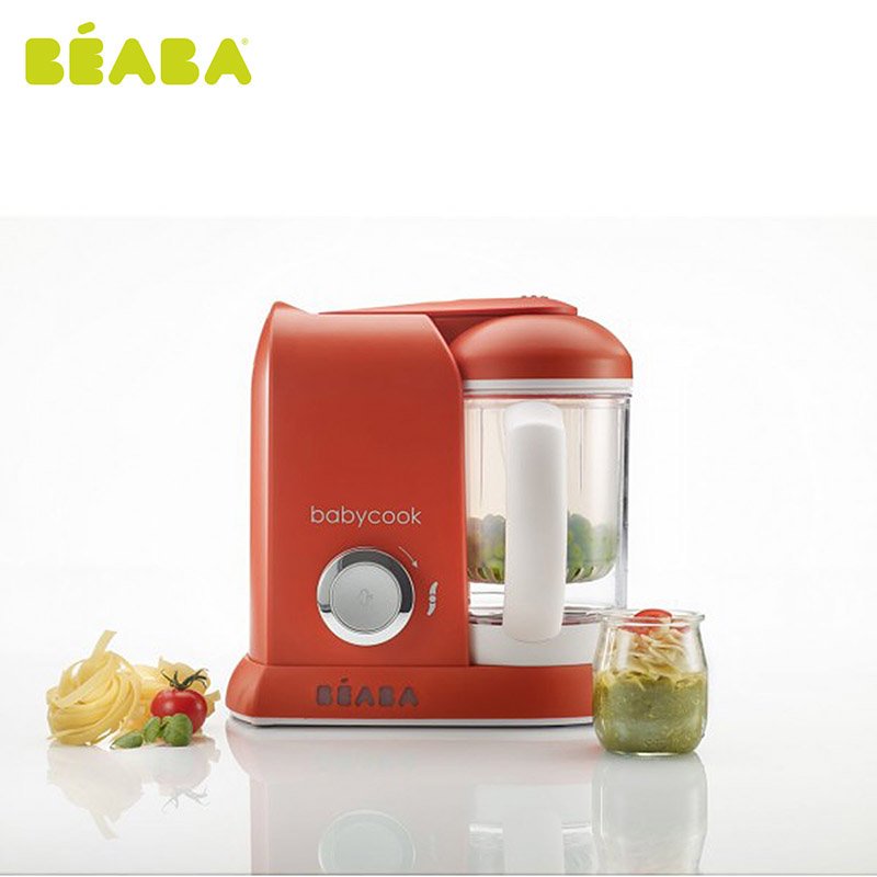 Máy hấp xay đa năng 4 trong 1 BABYCOOK đỏ paprika Béaba