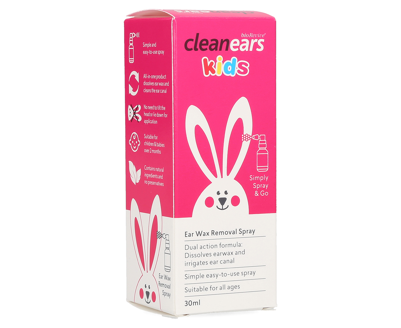 Xịt Tan Ráy Tai Clean Ears Kids 30ml - Úc