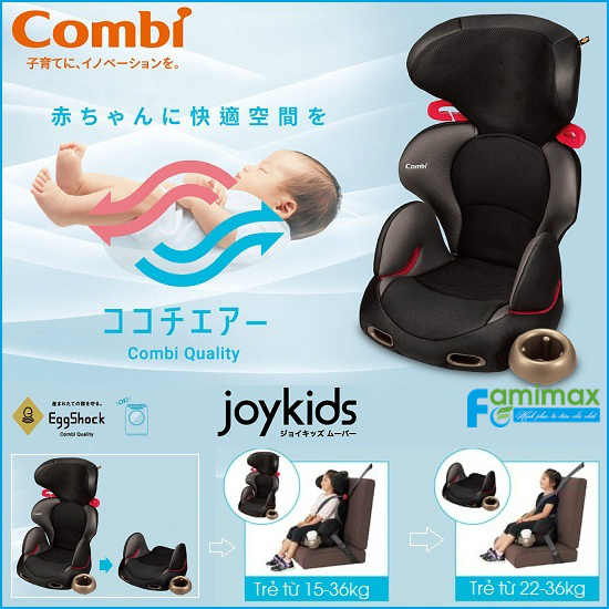 Ghế ngồi ô tô Combi Joykids Mover (3 tuổi - 11 tuổi)