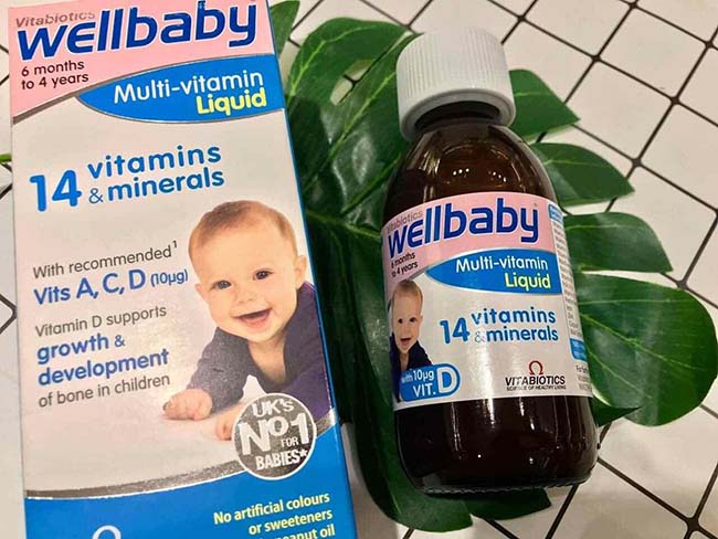 Vitamin Vitabiotics Wellbaby Infant Liquid 6m+ (150ml)