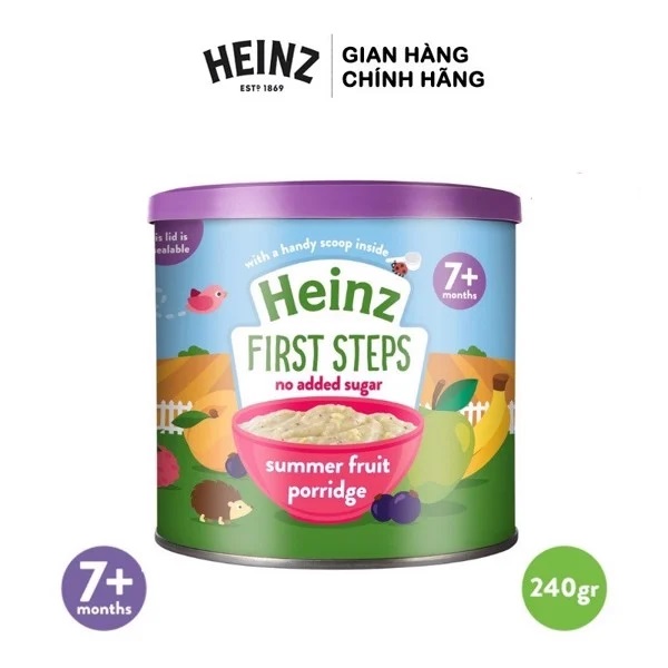 Bột Heinz vị trái cây mùa hè 240g (7m+) 