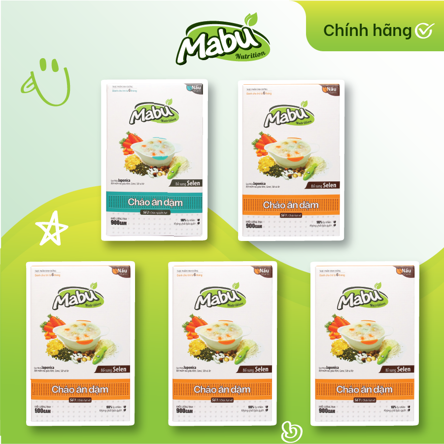 Cháo ăn dặm Mabu hạt vỡ (400g) (6m+)