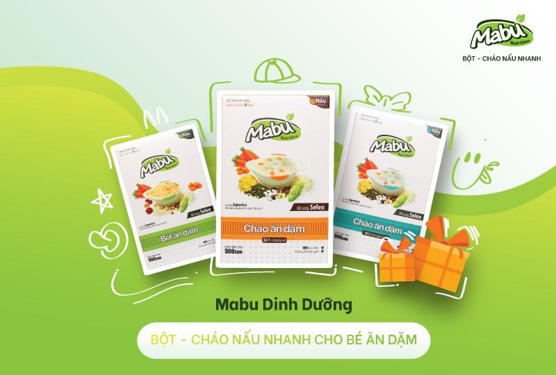 Bột ăn dặm Mabu giàu Selen và khoáng chất 900g (6m+)