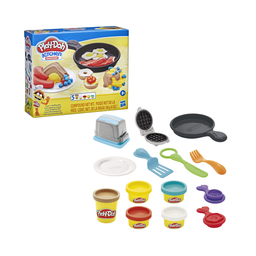 Bộ Khuôn Đất Nặn Làm Bữa Sáng Playdoh 3Y+