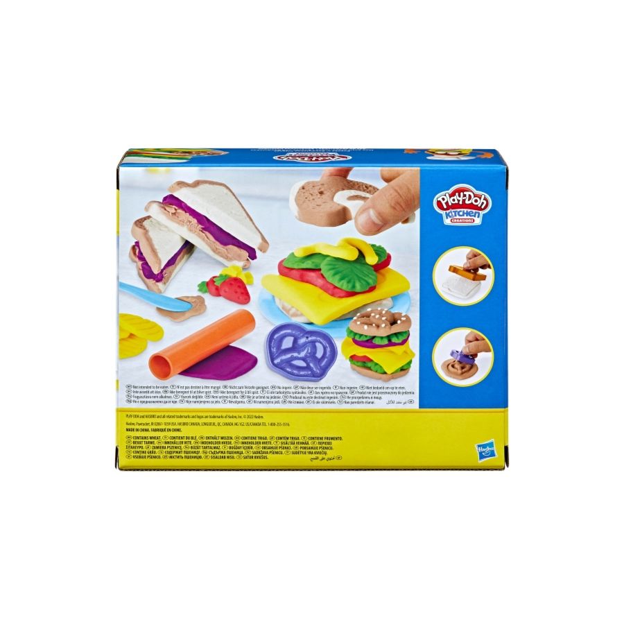 Bộ Khuôn Đất Nặn Làm Sandwich Cầu Vồng Playdoh 3Y+