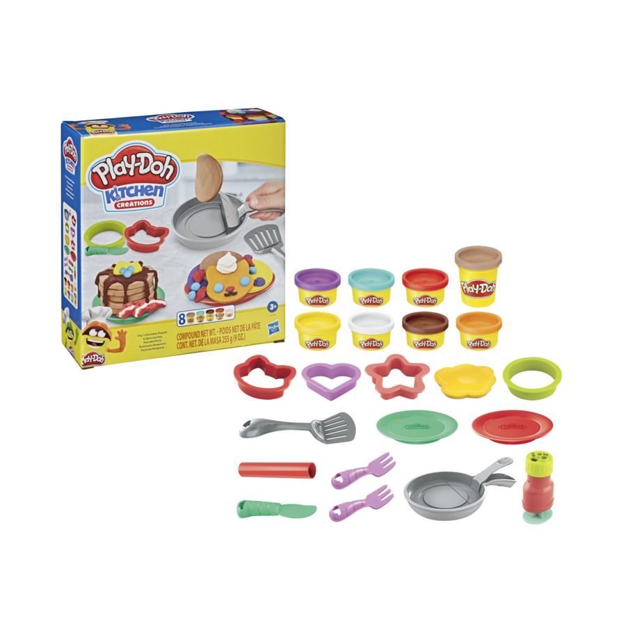 Bộ Khuôn Đất Nặn Chảo Bếp Thần Kì Playdoh 3Y+