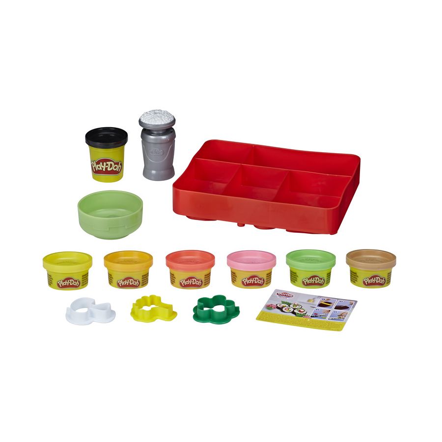 Bộ Khuôn Đất Nặn Bé Tập Làm Sushi Playdoh 3Y+