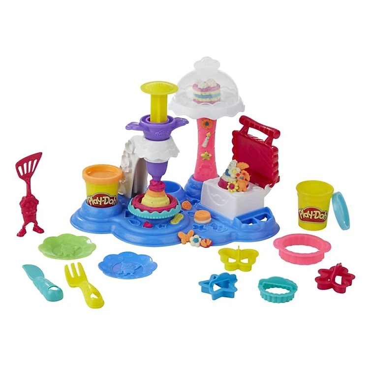 Bộ Khuôn Đất Nặn bữa Tiệc Bánh Ngọt Playdoh 3Y+