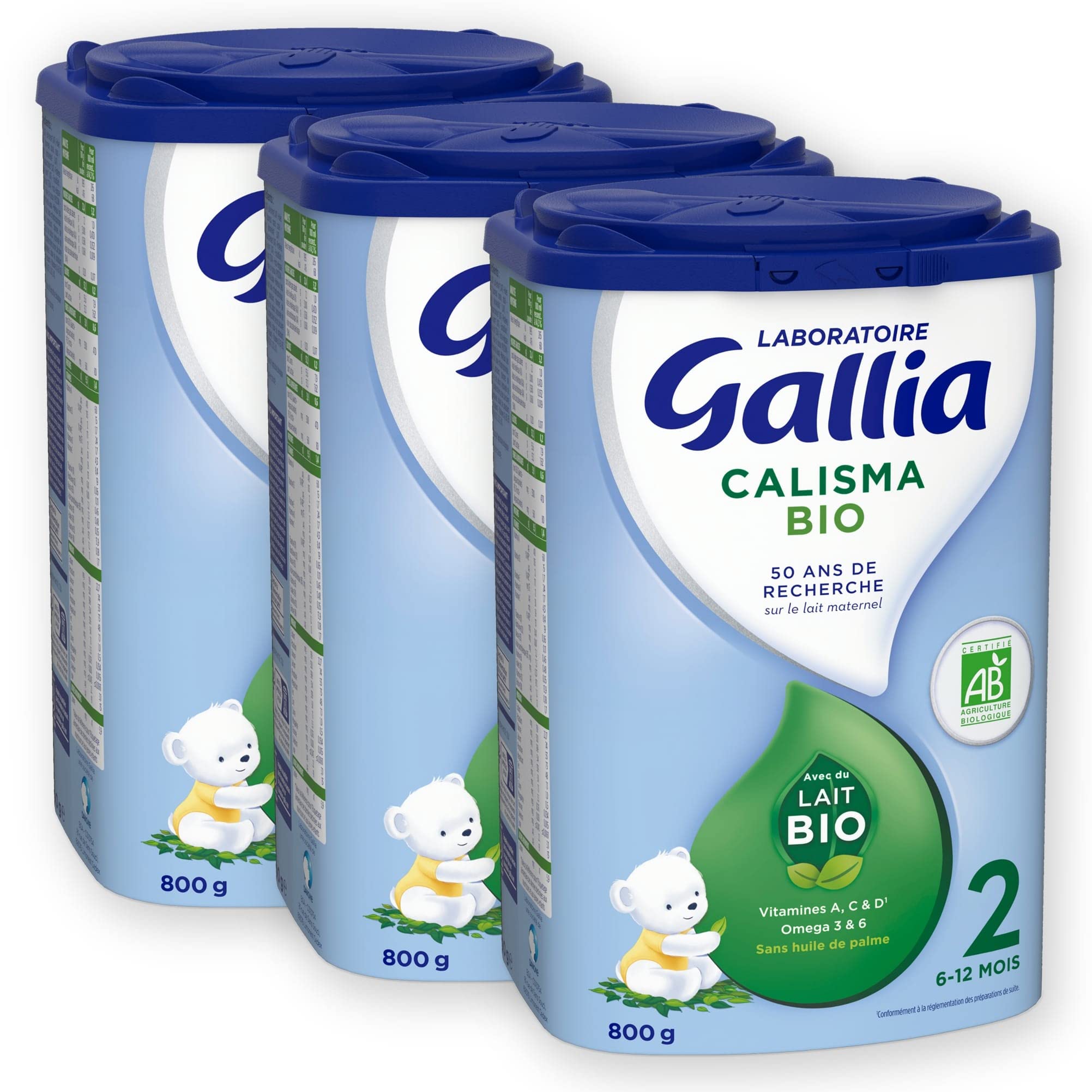 Sữa Hữu Cơ Gallia Calisma Bio 2 (6-12m) (800gr)