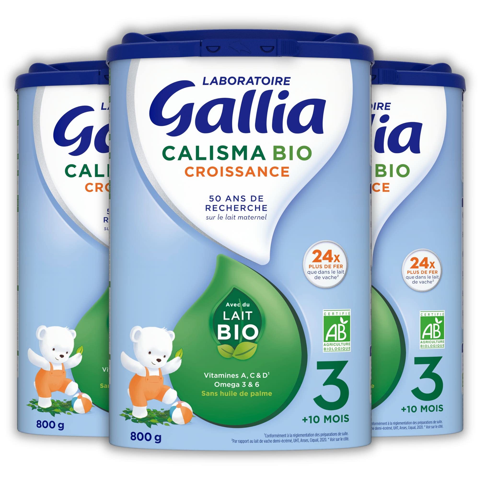 Sữa Hữu Cơ Gallia Calisma Bio 3 (1-3Y) (800gr)