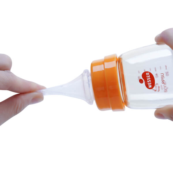 Bình sữa Wesser PPSU cổ hẹp 60ml (0-3m)