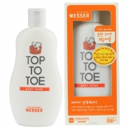 Sữa tắm gội Wesser Toptotoe (200ml) 