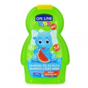 Sữa tắm gội 2in1 Onlinekids hương dưa hấu (250ml)