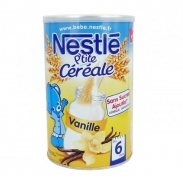 Bột ngũ cốc ăn dặm Nestle vị Vanille 6m (400g)