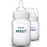 Bình sữa đôi Classic Avent 260ml-SCF454/27(1m+)