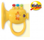 Kèn cầm tay trumpet có đèn nhạc winfun (3m+)