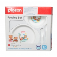 Bộ bát tập ăn mini Pigeon (6m+)