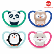 Bộ 2 Ti Giả NUK Space Silicone 6-18m